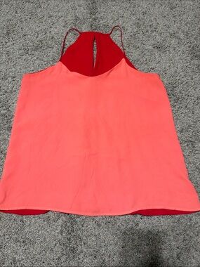 Women's Coral Pink Halter Tank Top